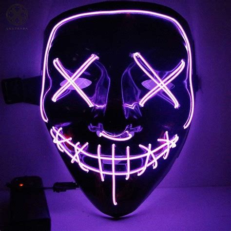 Kostüme Great The Purge Election Year Light Up Vendetta Led Style Mask
