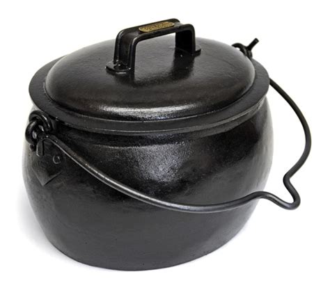 Romany Gypsy Cast Iron Camp Fire Pot Belly Cooking Pot Ebay