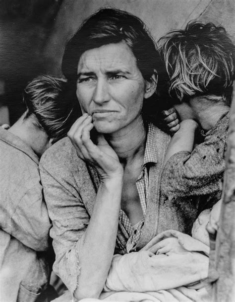 Dorothea Lange Migrant Mother 1936 Photographie Plazzart