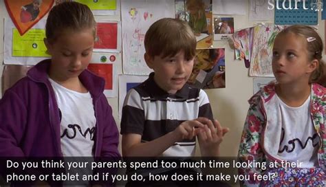 Children Reveal Hidden Sadness Of Parents Spending Too