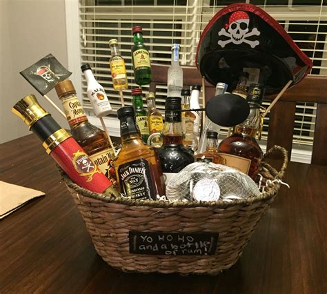 Pirate Themed Liquor Basket Theme Baskets Pirate Theme Youve Been