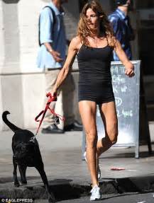 Real Housewives Kelly Bensimon Shows Off Her Lean Figure As She Works