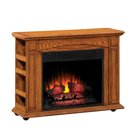 Electric fireplace inserts (1) entertainment center electric fireplaces (32) mantel electric fireplaces (5) wall mounted electric fireplaces (3) wood species. Shop Style Selections 37-in W 4,600-BTU Premium Oak Wood ...