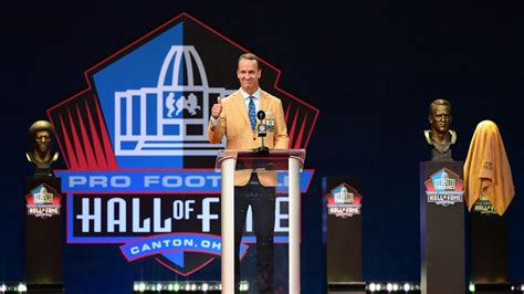Photos Peyton Manning Enshrined Into Pro Football Hall Of Fame