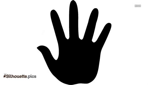 Child Hand Outline Silhouette Silhouettepics