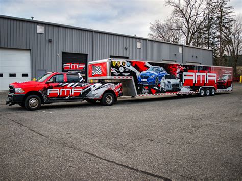 Amr Performance Dodge Ram 3500 And 48 Ft Trailer Receives A Matching