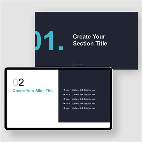 Basic Simple Powerpoint Templates Powerpoint Free