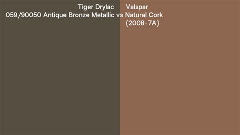 Tiger Drylac Antique Bronze Metallic Vs Valspar Natural Cork