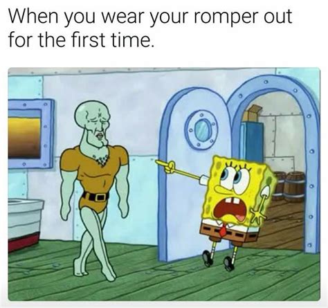 Read old man jenkins from the story spongebob memes by cryatic with 180 reads. Squidward Tentacles rocking a romper