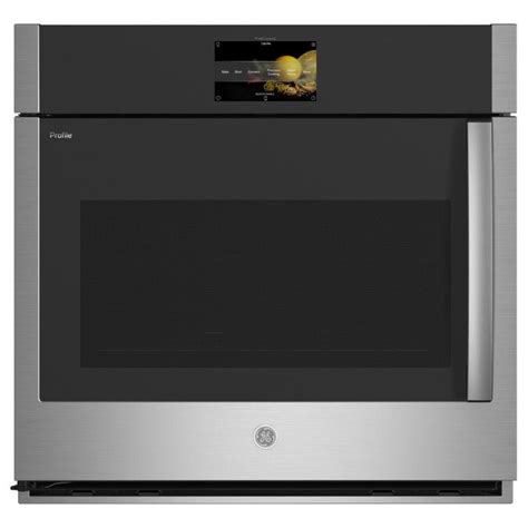 Ge 30 In Smart Built In Convection Single Wall Oven With Left Hand Side