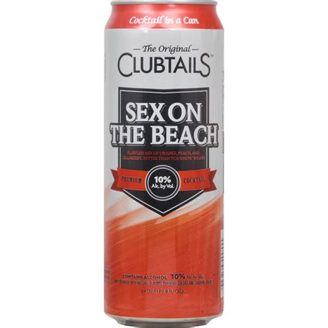 Clubtails Cocktail Sex On The Beach Premium 24 Oz Instacart