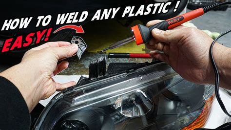 How To Plastic Weld And Fix Broken Or Cracked Plastic Pieces Youtube
