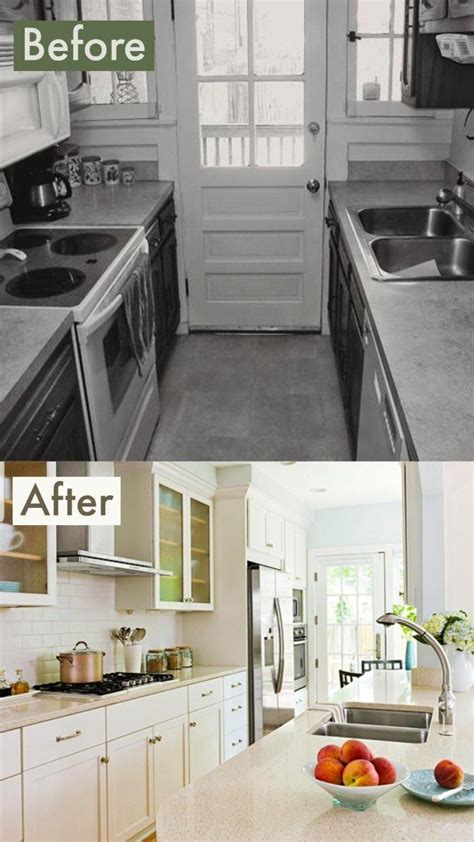 Small Galley Kitchen Remodel Before And After Thegouchereye