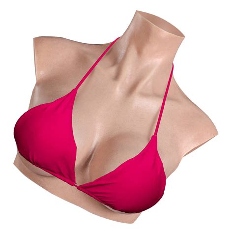Buy Realistic Silicone Plate Soft Forms B G Cup Fake Boob For