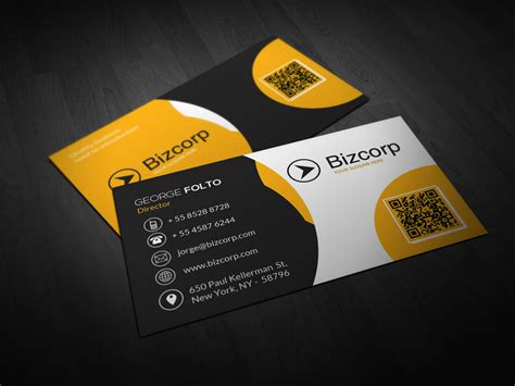 Order your custom business cards now and get free shipping on orders over $50. Double Sided Professional Business Card Design | Double ...
