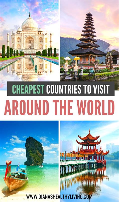 The Cheapest Countries To Visit Around The World In 2020 Countries To Visit Travel Around The