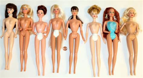 MATTEL BARBIE NUDE Doll Lot Of 8 Model Muse Repro Doll Blonde