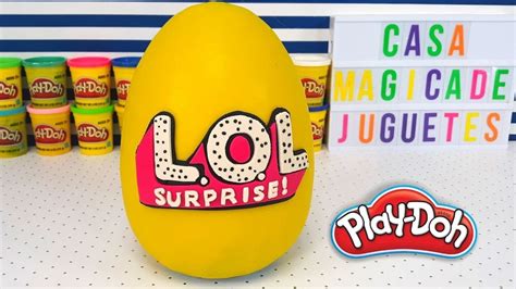 Huevo Gigante Sorpresa De Plastilina Playdoh Lol Surprise Sitio Web