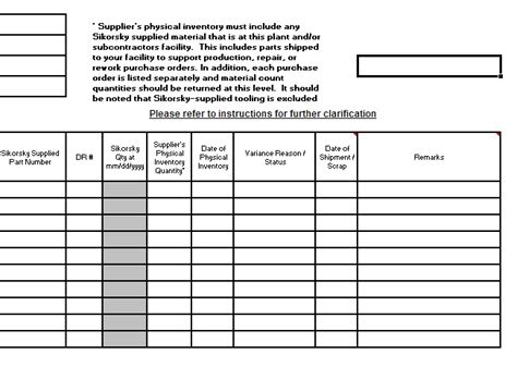 Physical Stock Excel Sheet Sample 5 Inventory Count Sheet Templates