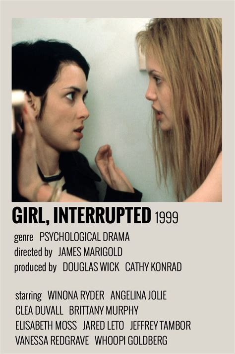 girl, interrupted by orla | alternative minimalist movie poster in 2020 ...