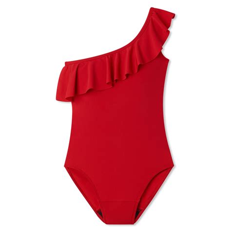Period Swimwear One Shoulder Classic Ruby Ruby Love