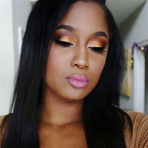 Affordable Gold Neutral Makeup Look Check Out My Blog For Details On The Eyeshadow Palette Used