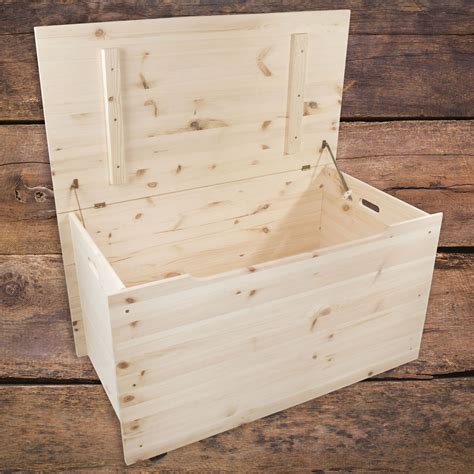 Wooden Storage Trunk Toy Box Chest Xl Or Xxlarge Plain Unpainted