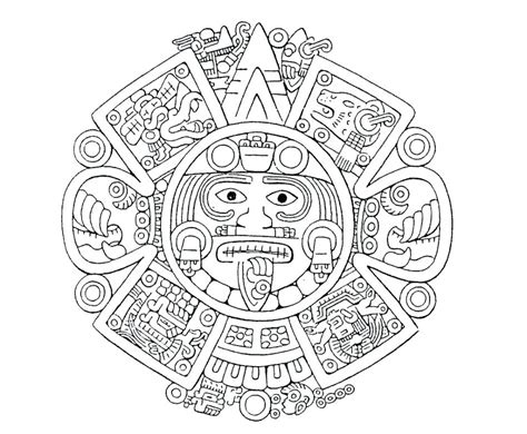 Printable Aztec Calendar Customize And Print