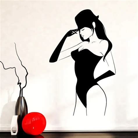 New Arrival Free Shipping Sexy Girl Sticker Nude Decal Posters Vinyl