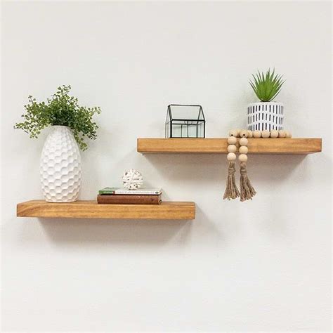 Natural Wood Shelves