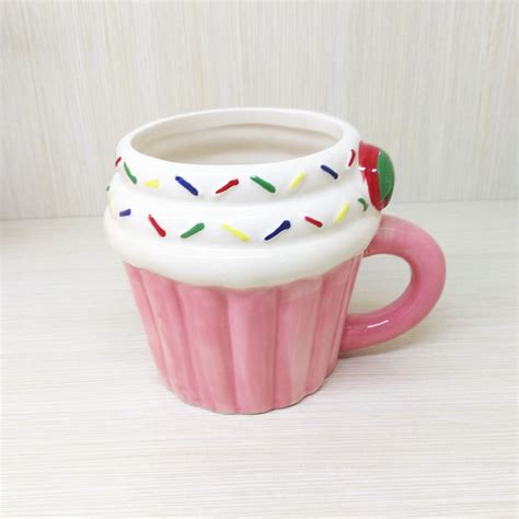 China Funny Design Coffee Cup Ice Cream Shaped Cute Ceramic Mug