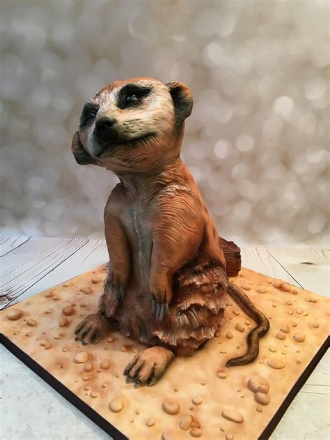 Meet The Meerkat Decorated Cake By Elaine Ginger Cat Cakesdecor