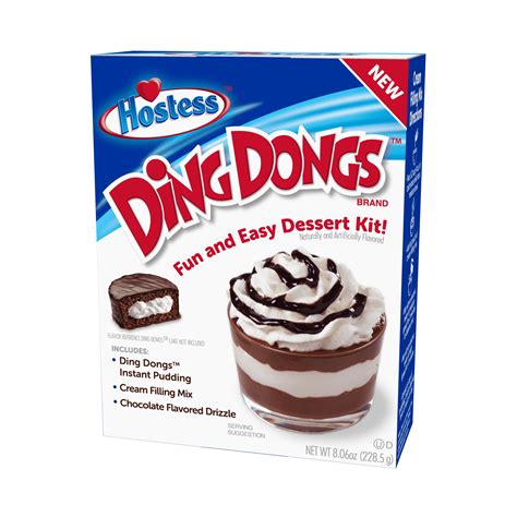 Hostess Ding Dongs Instant Pudding Dessert Kit 6 Servings 806 Oz