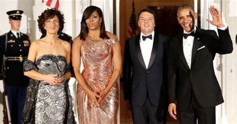 Michelle Obama Wows In Rose Gold Dress For Final State Dinner Cantik Sexy Hot