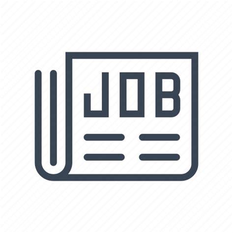 Employment Job Newspaper Offer Offers Icon Download On Iconfinder