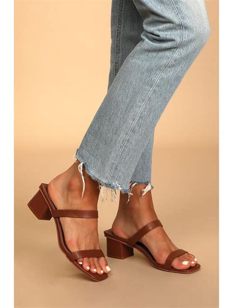 Buy Lulus Fallyn Naked Chocolate Mules Online Topofstyle