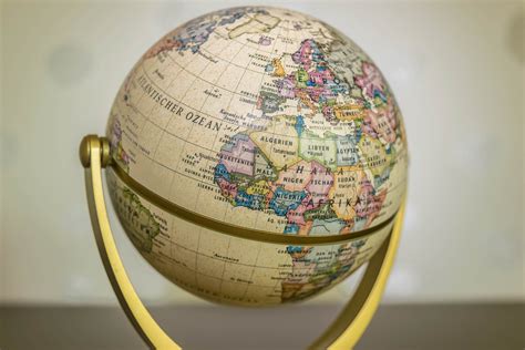 Gambar Lingkaran Bola Dunia Bumi Planit Bentuk Global Peta