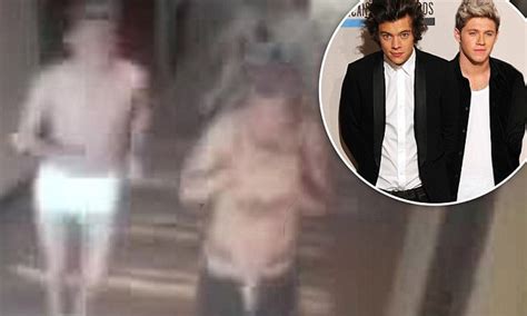 Niall Horan Dances Around Hotel Corridor Half Naked In White Boxers