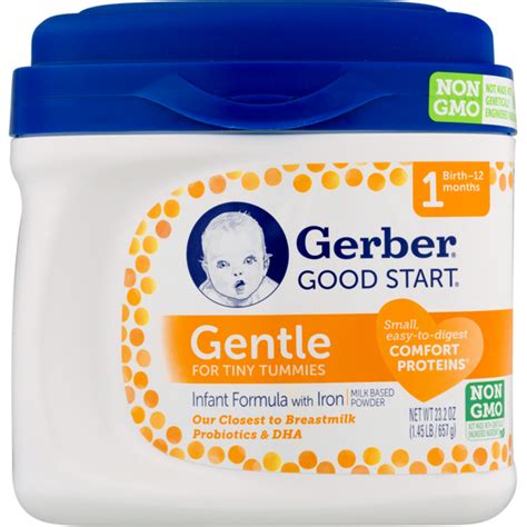 Gerber Infant Formula With Iron Gentle Hm O And Probiotics Stage 1