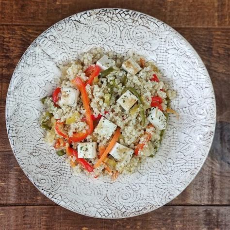 Quinoa Con Verduras Y Tofu Mi Cocina Real Recetas Saludables