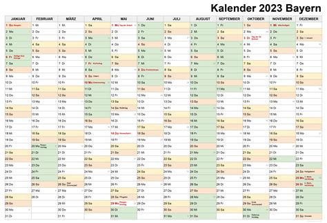 Kalender 2024 Inkl Ferien Für Bayern Feiertage Pdf Xls Und Png