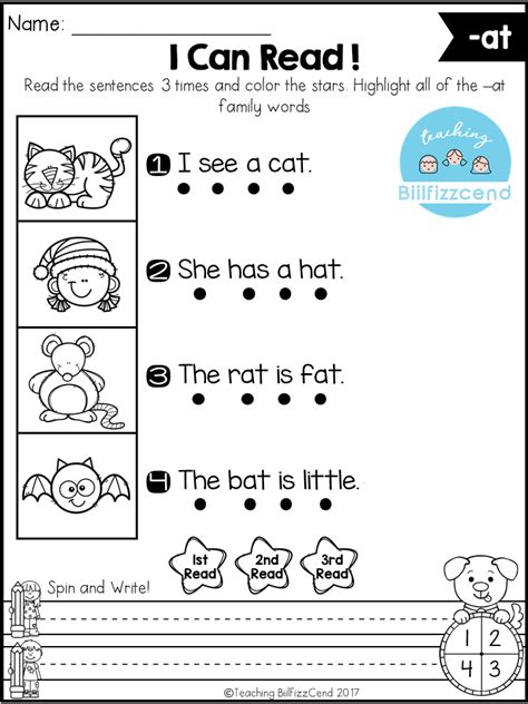 This Phonics Fluency Read And Write Is The Perfect Way For Students To