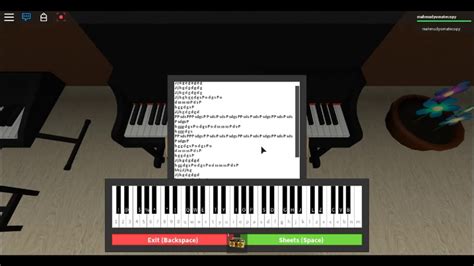 Practising 7 Years Old On Piano Roblox Sheet In Description Youtube