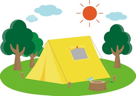 Camping Flat Design Vector Camping Png Download 22121