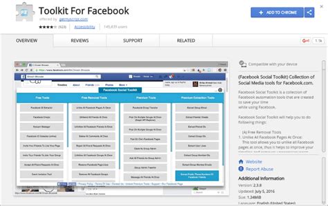 But we are going to share the tricks for use facebook toolkit for premium if you want you can use it for facebook friend removal for fb tools apk download along with facebook social toolkit for android mobile phone. Facebook Social Toolkit - Best Facebook Chrome Plugin Free ...