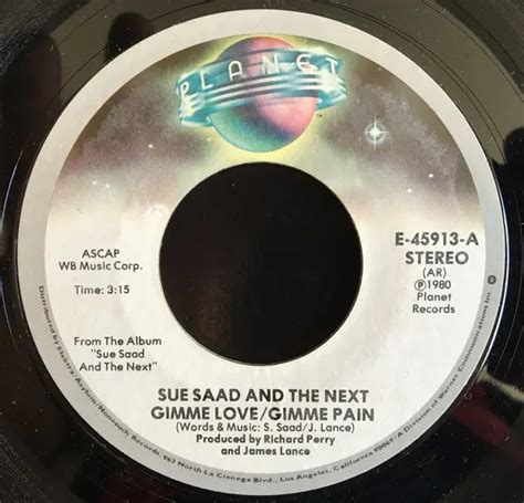 Sue Saad And The Next Vinyl 63 Lp Records And Cd Found On Cdandlp