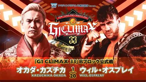 NJPW G1 Climax 33 Night 9 Results Live July 27 2023 ITN WWE