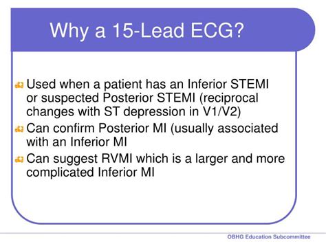 Ppt Chapter 8 For 12 Lead Training The 15 Lead Ecg