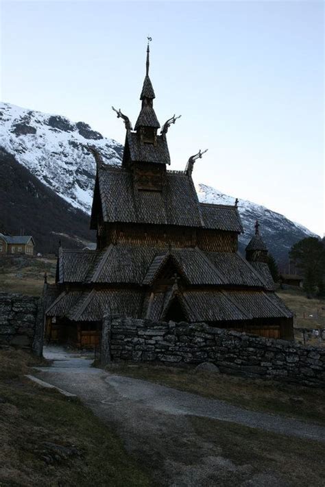 Norway This Is An Amazing Church All Wood With A Walkway