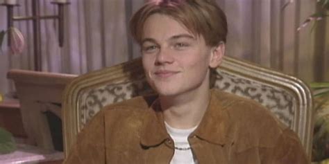 Tbt Watch Adorable 19 Year Old Leonardo Dicaprio React To Being